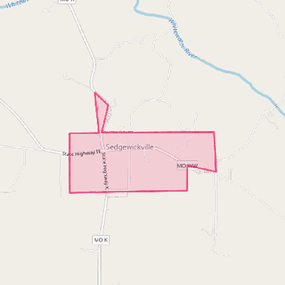 Map of Sedgewickville