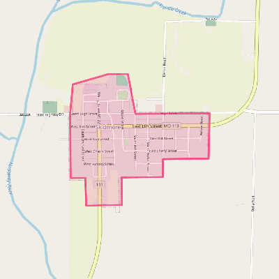 Map of Skidmore