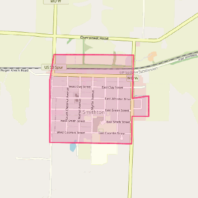 Map of Smithton