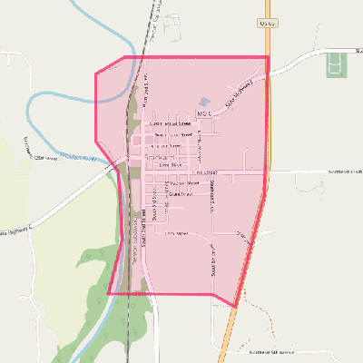 Map of Spickard