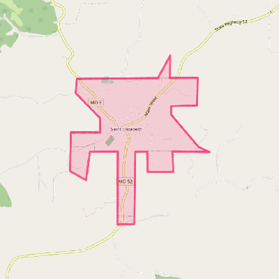 Map of St. Elizabeth