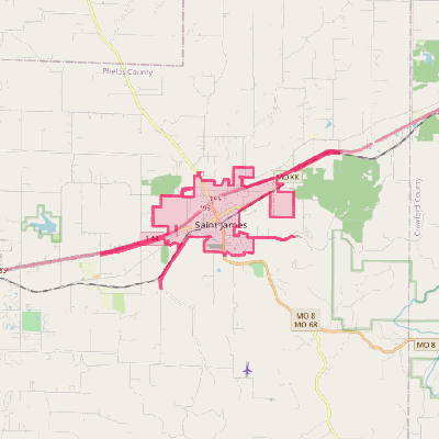Map of St. James