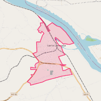 Map of Ste. Genevieve