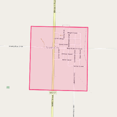 Map of Stotts City