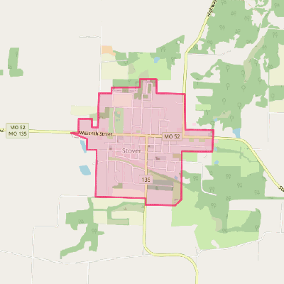 Map of Stover