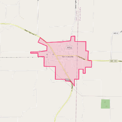 Map of Summersville