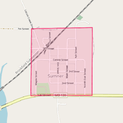 Map of Sumner