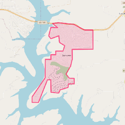 Map of Sundown