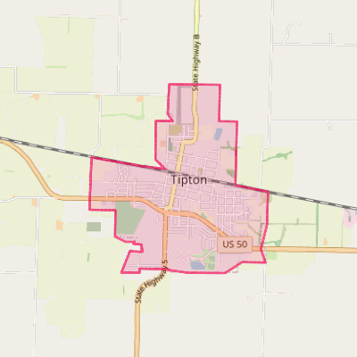 Map of Tipton