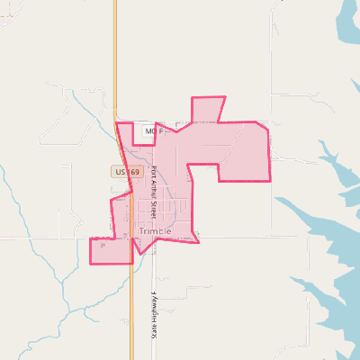 Map of Trimble