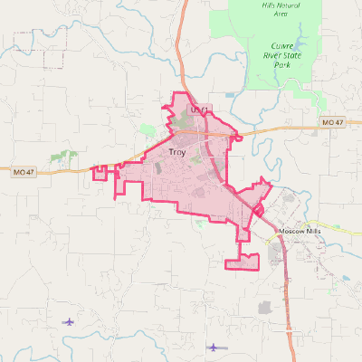 Map of Troy