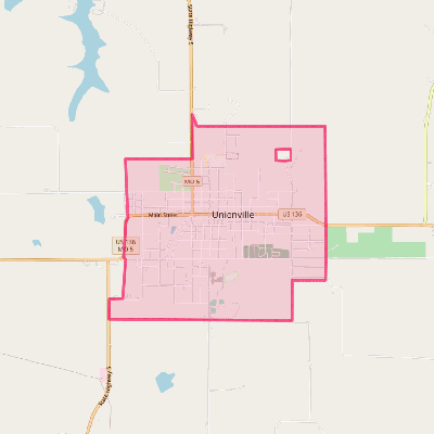 Map of Unionville