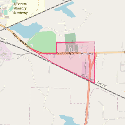 Map of Vandiver