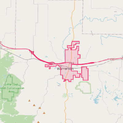 Map of Warrenton