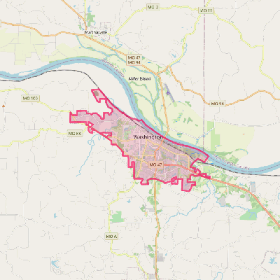 Map of Washington