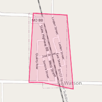 Map of Watson