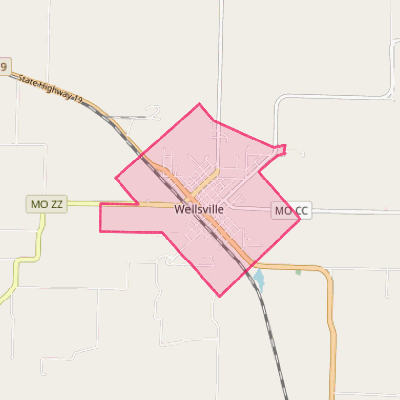 Map of Wellsville