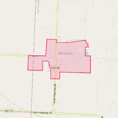 Map of Wheaton