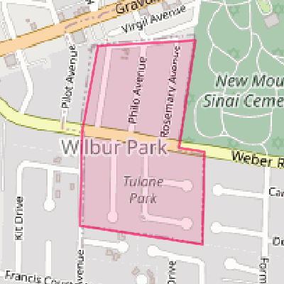 Map of Wilbur Park