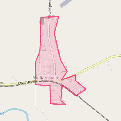 Map of Williamsville