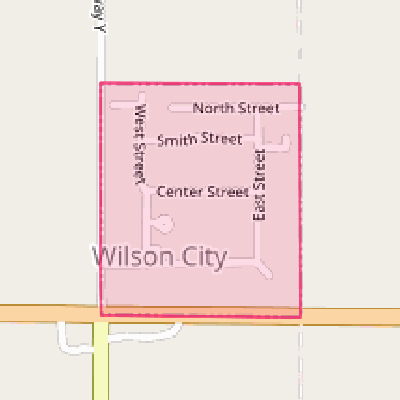 Map of Wilson City