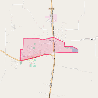 Map of Winfield