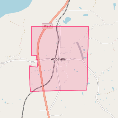 Map of Abbeville