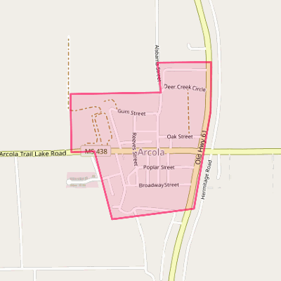 Map of Arcola