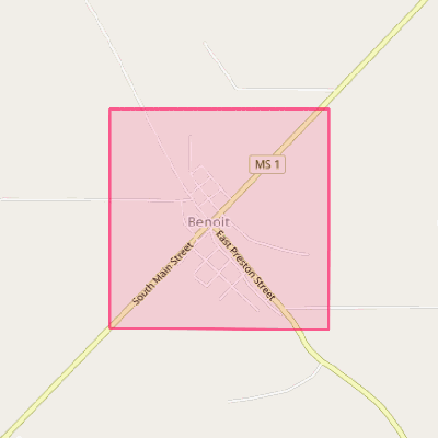 Map of Benoit