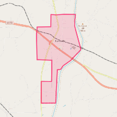 Map of Burnsville