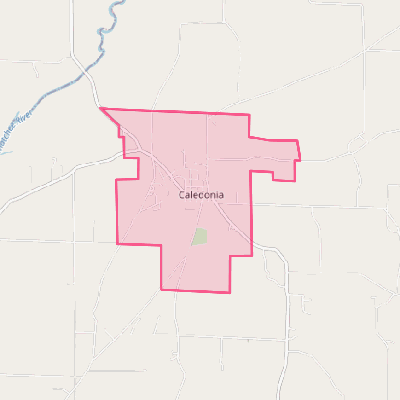 Map of Caledonia