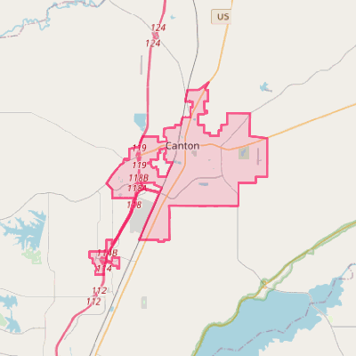 Map of Canton