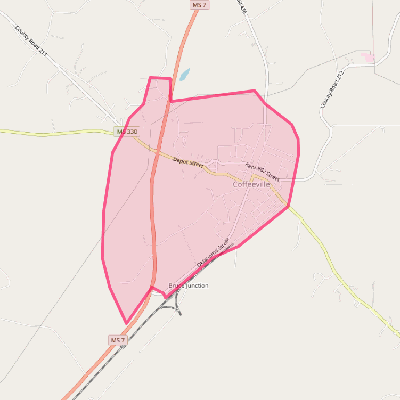 Map of Coffeeville