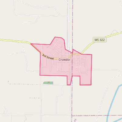 Map of Crowder