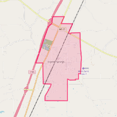 Map of Crystal Springs