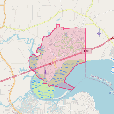 Map of Diamondhead