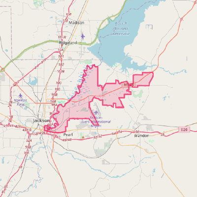 Map of Flowood