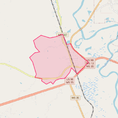 Map of Foxworth