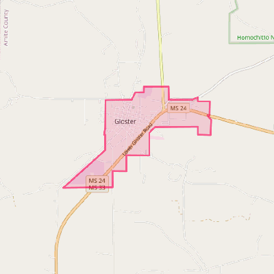 Map of Gloster