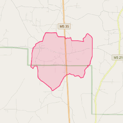 Map of Hillsboro