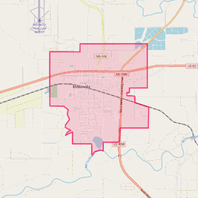 Map of Indianola