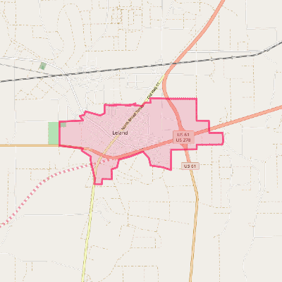 Map of Leland