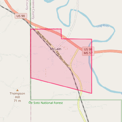 Map of McLain