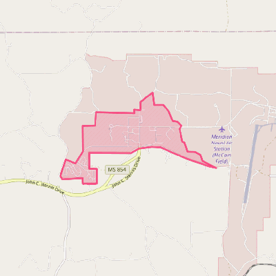 Map of Meridian Station