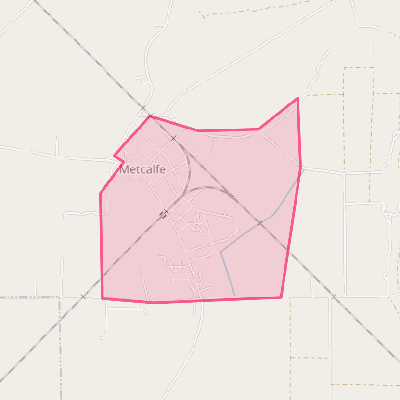 Map of Metcalfe