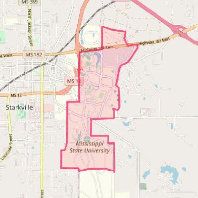 Map of Mississippi State