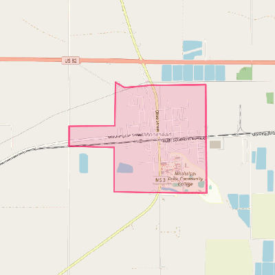 Map of Moorhead