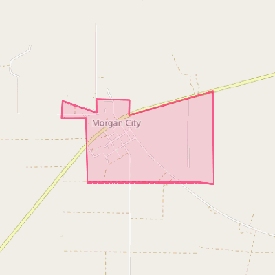 Map of Morgan City