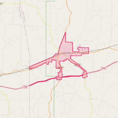 Map of Morton