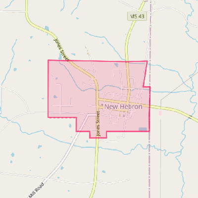 Map of New Hebron